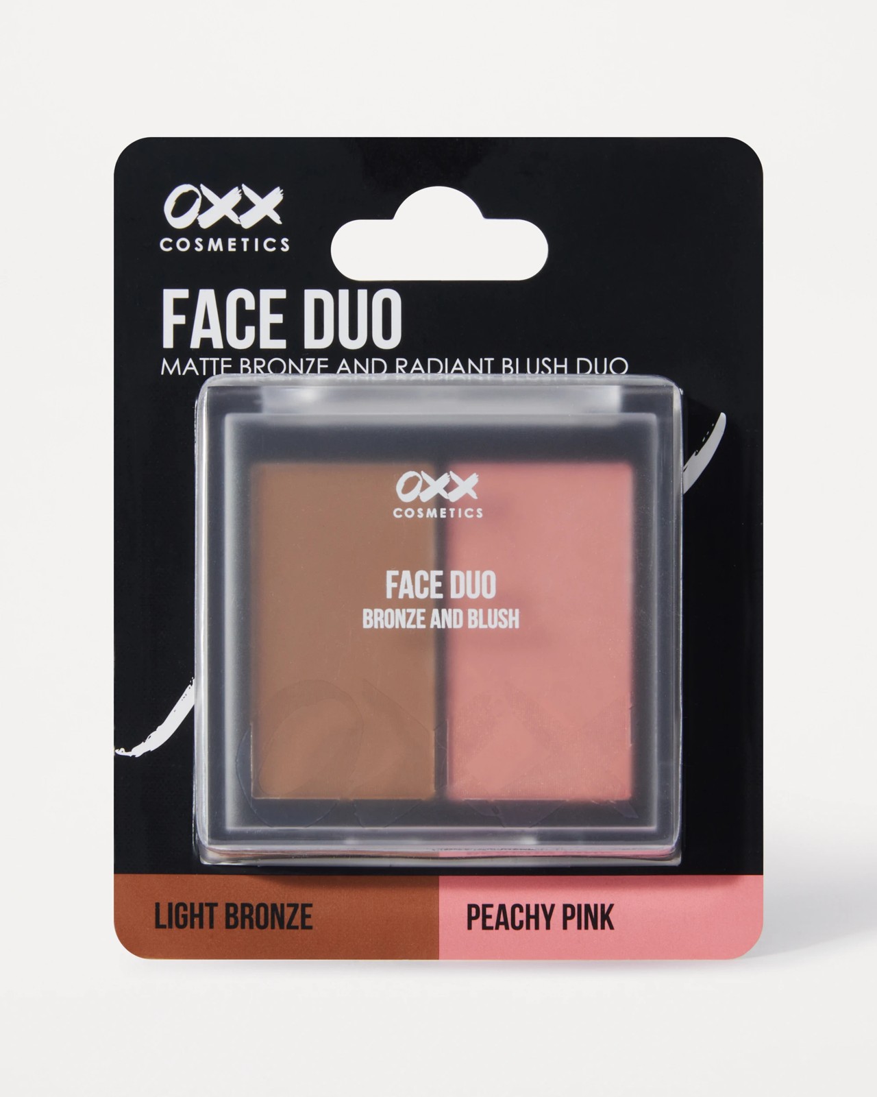 OXX Cosmetics Face Duo: Matte Bronze and Radiant Blush Duo - Light Bronze and Peachy Pink 5 of 6