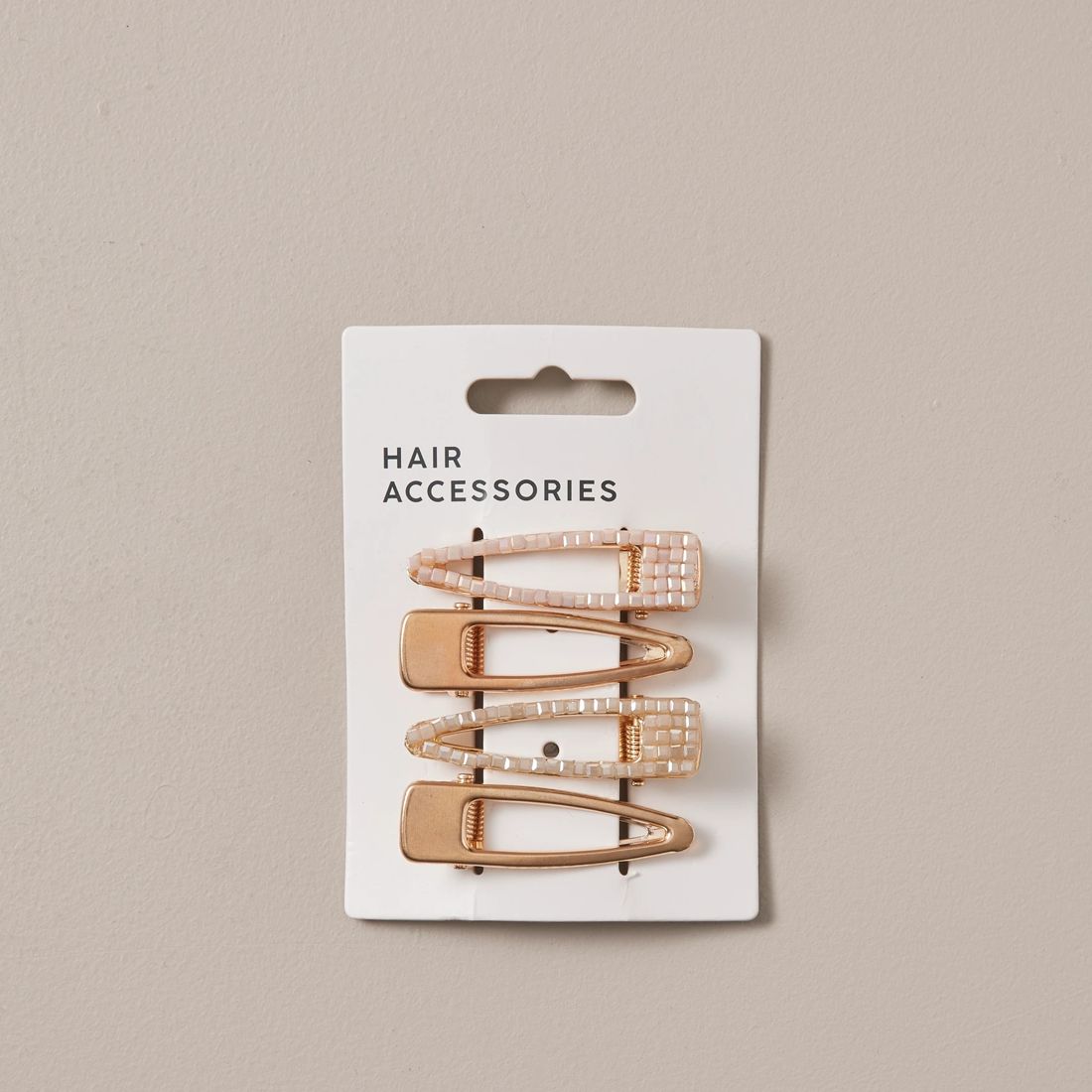 4 Pack Beaded Hair Clips | Target Australia