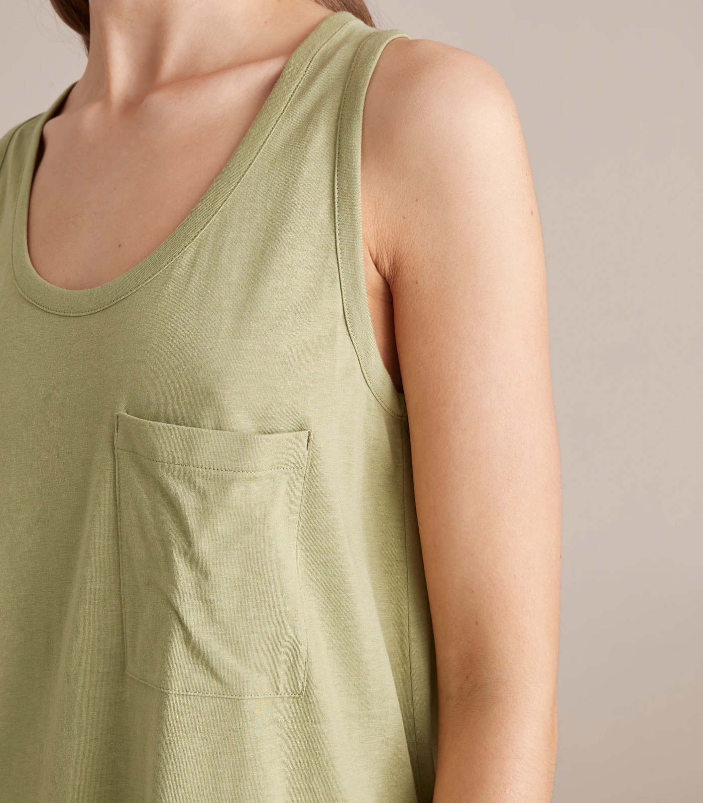 Scoop Neck Boyfriend Tank Top 6 of 6