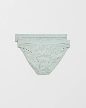 Lily Loves Organic Cotton 2 Pack Bikini Briefs