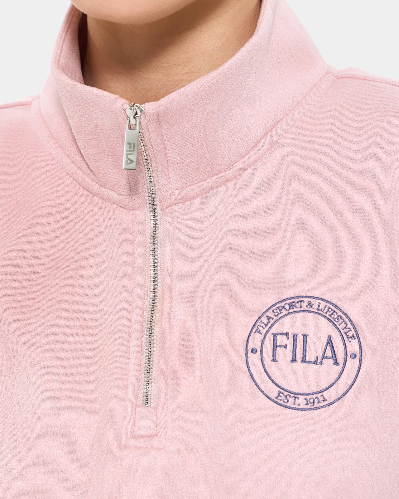Fila Alba Quarter Zip - Dark Blush 5 of 5