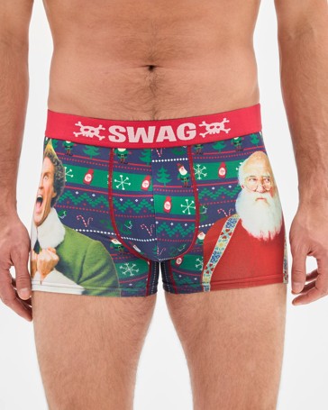 Elf Buddy Christmas Trunks - Swag