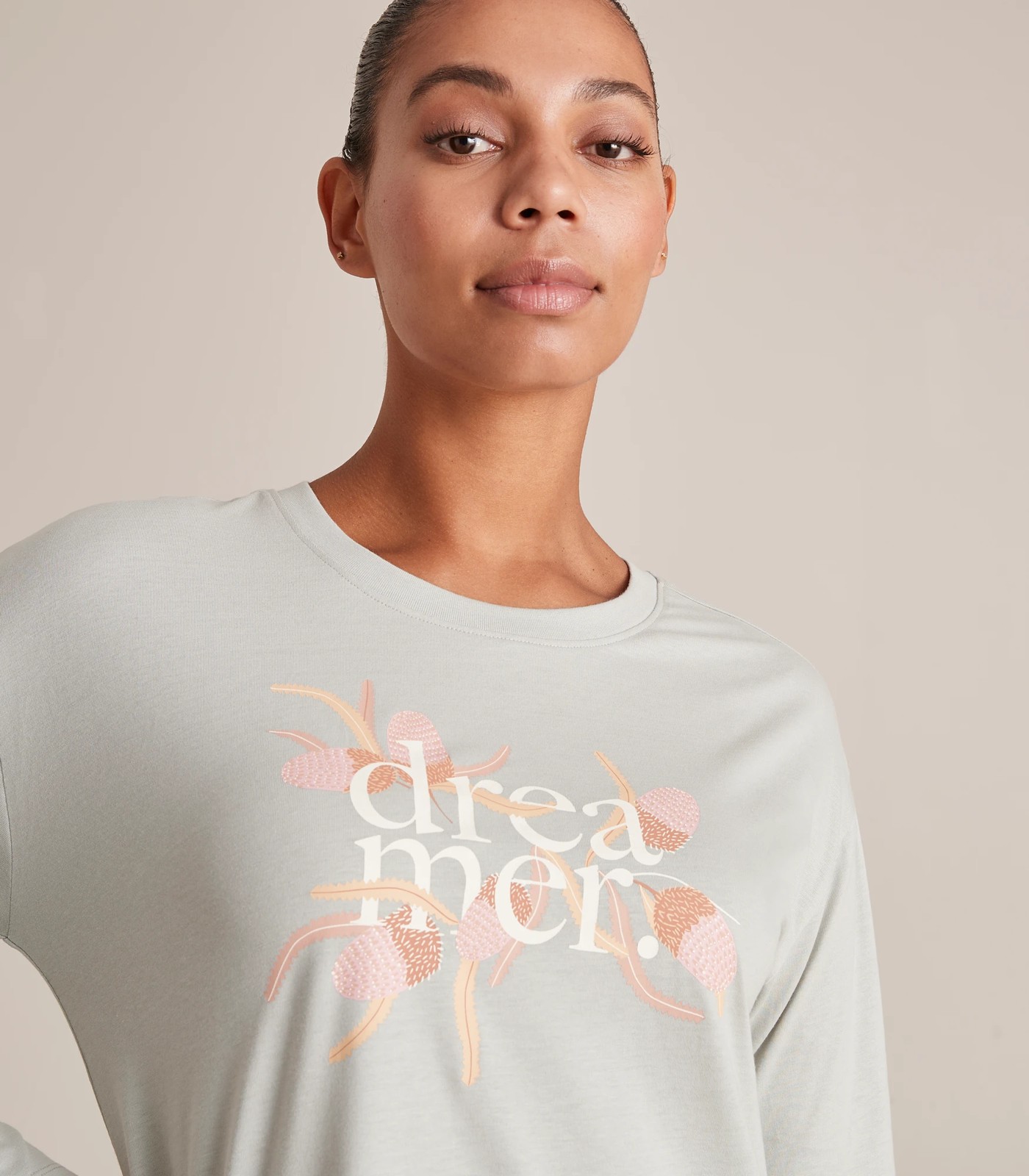 Slogan Sleep Long Sleeve Nightie | Target Australia