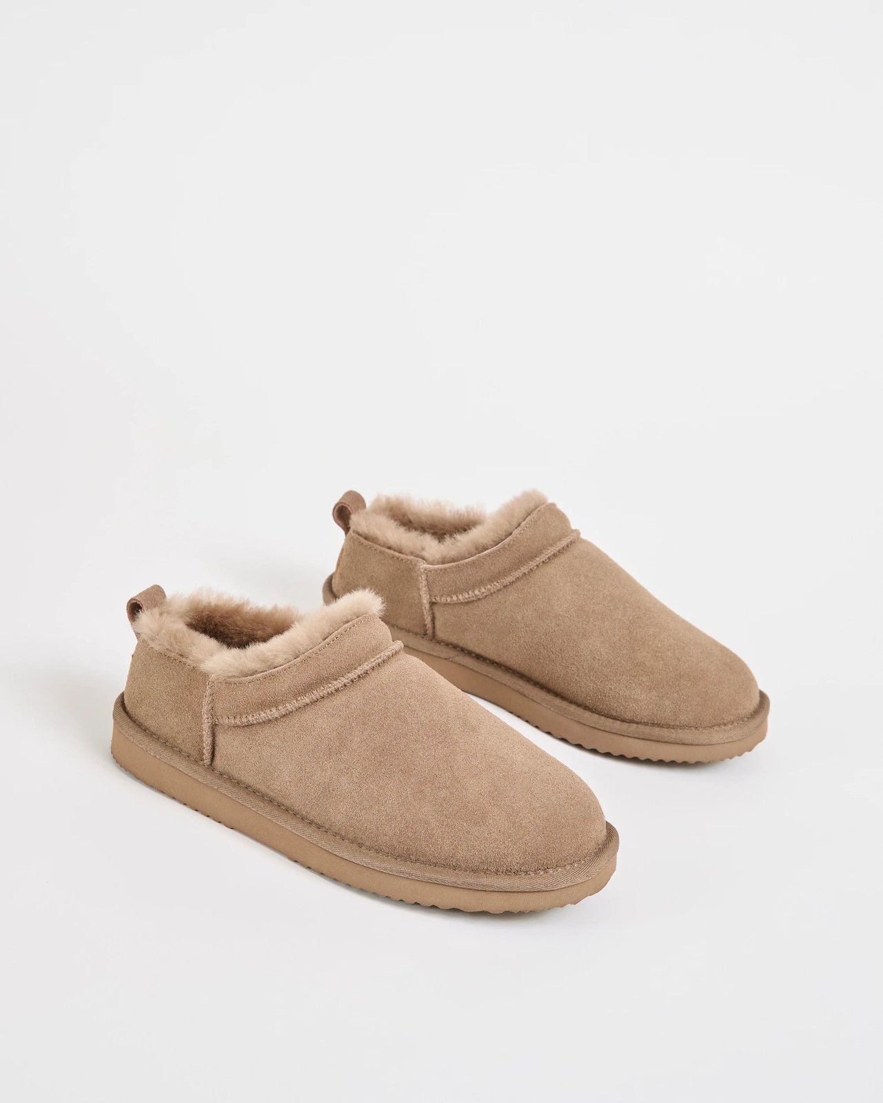 Australian Design Genuine Suede Leather Jessie Low Boots - Mocha 2 of 3