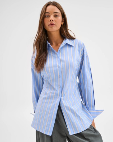 Lily Loves Australian Cotton Tie Detail Shirt
