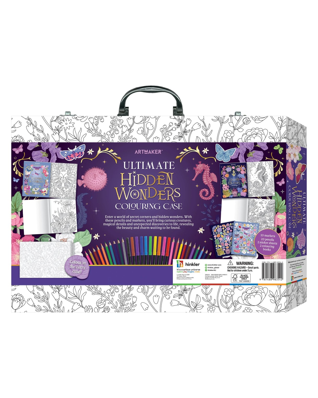 Art Maker Ultimate Hidden Wonders Colouring Case - Book 2 of 5