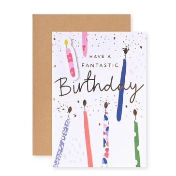 Connections from Hallmark Birthday Card - Candles
