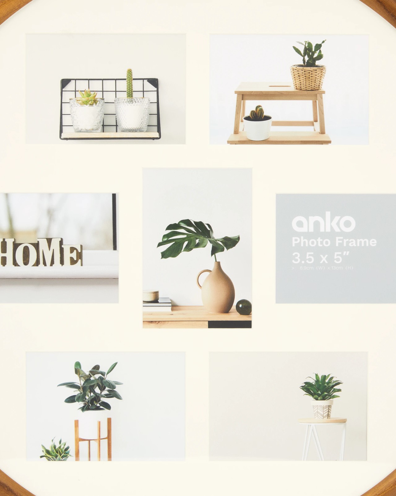 Anko Collage Photo Frame - 3.5in. x 5in. - Natural 2 of 6