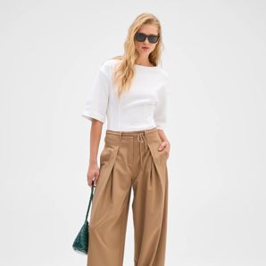 Preview Wide Barrel Leg Pants product image