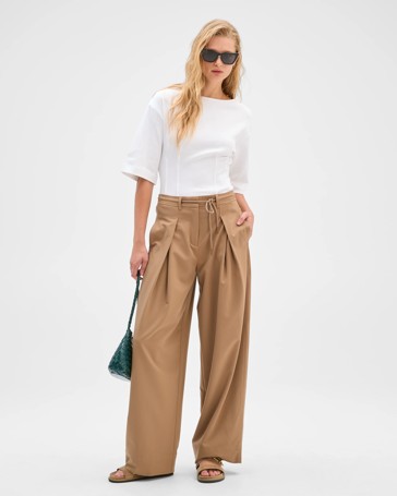 Preview Wide Barrel Leg Pants