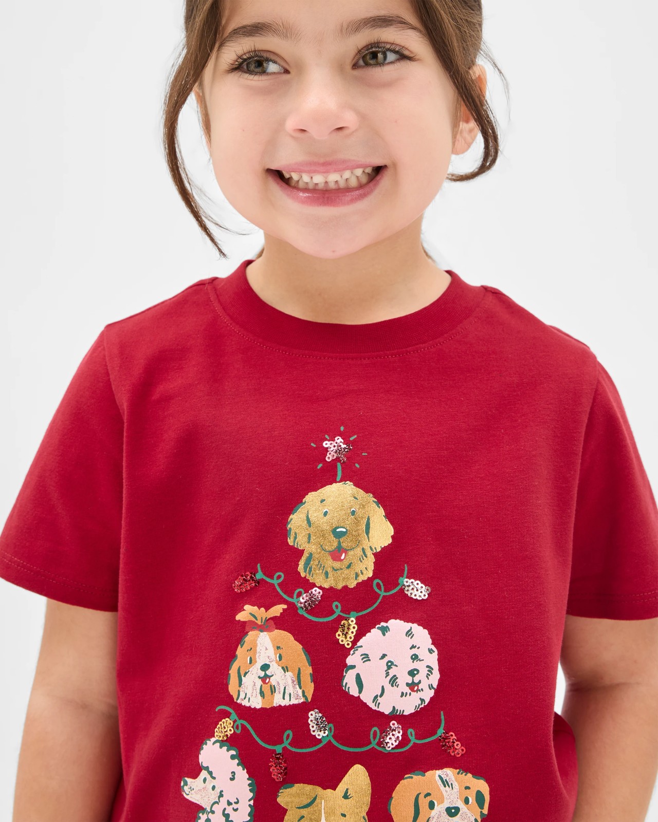 Australian Cotton Christmas Event Boxy Fit T-Shirt - Red 4 of 5