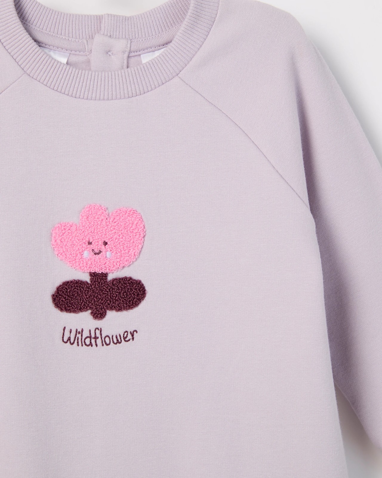 Baby Organic Cotton Fleece Romper 2 of 2