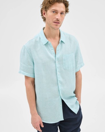 European Linen Textured Shirt