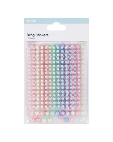 Anko Bling Stickers - Pastel Pearl