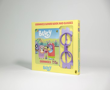 Bluey: Grannies Board Book and Glasses - Book