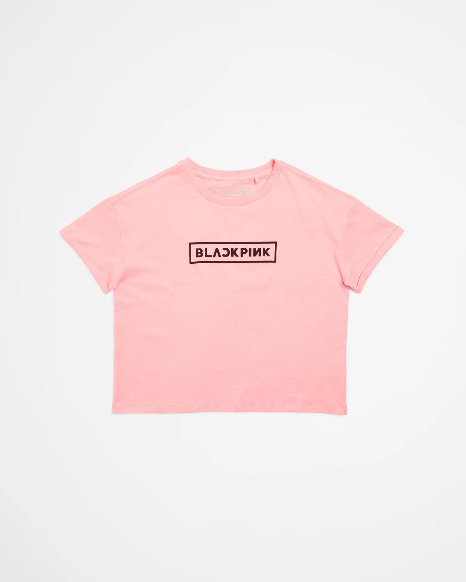 black shirt with pink