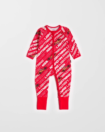 Bonds Baby Disney Zippy Wondersuit Coverall - Disney Pixar Cars - Lightning McQueen - I Am Speed