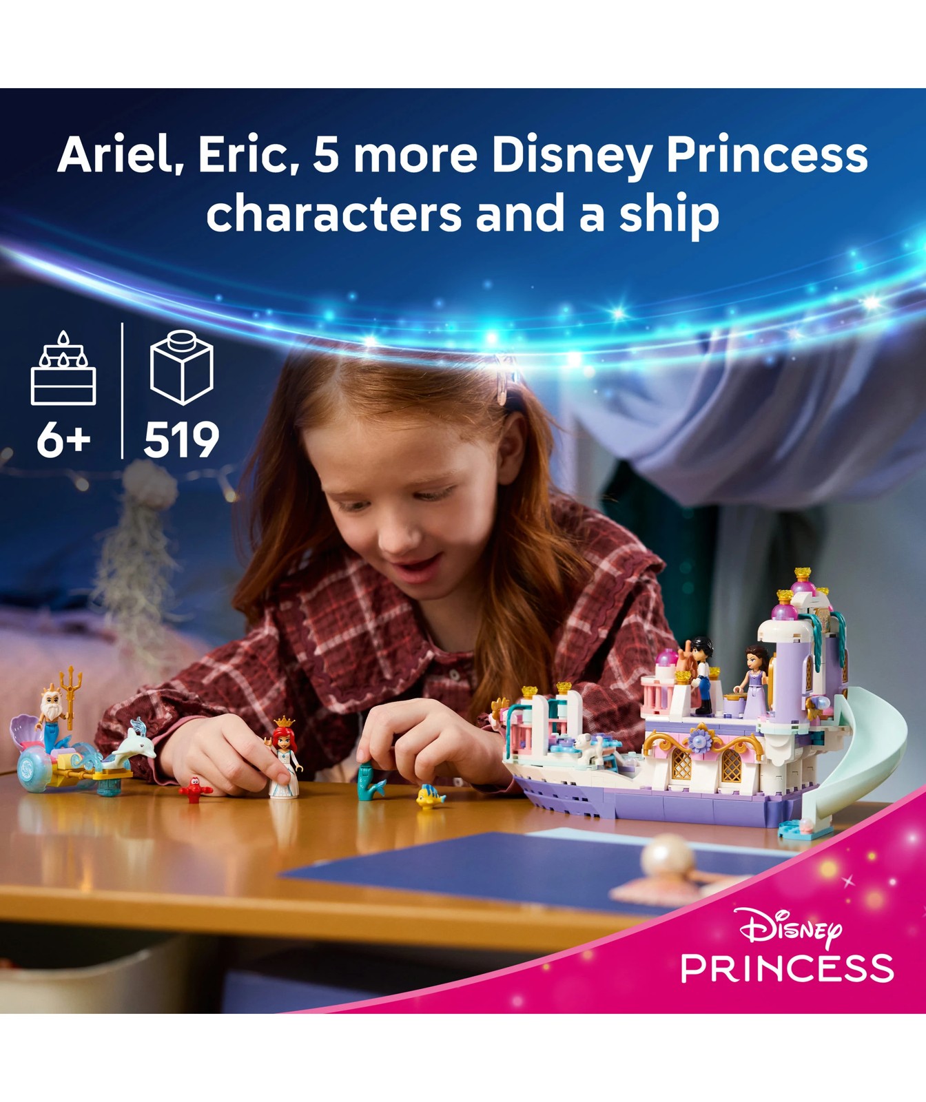 LEGO® Disney Princess Ariel's Royal Wedding Boat 43299 2 of 6