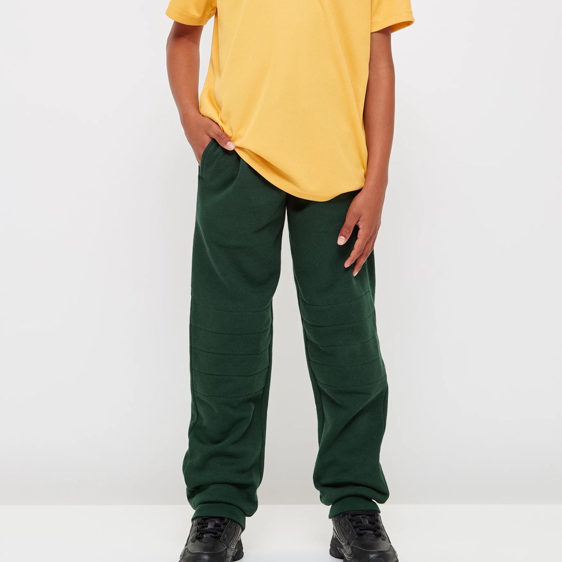 Double Knee School Trackpants Bottle Green Target Australia
