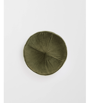 Lacy Velvet Round Cushion