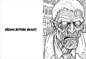 The Gothika Series: The Undead Creepy Colouring Book