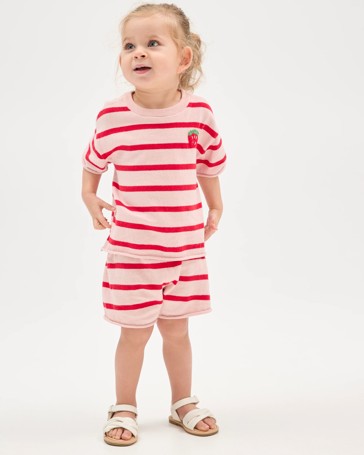 Baby Organic Cotton True Knit Top & Shorts Set