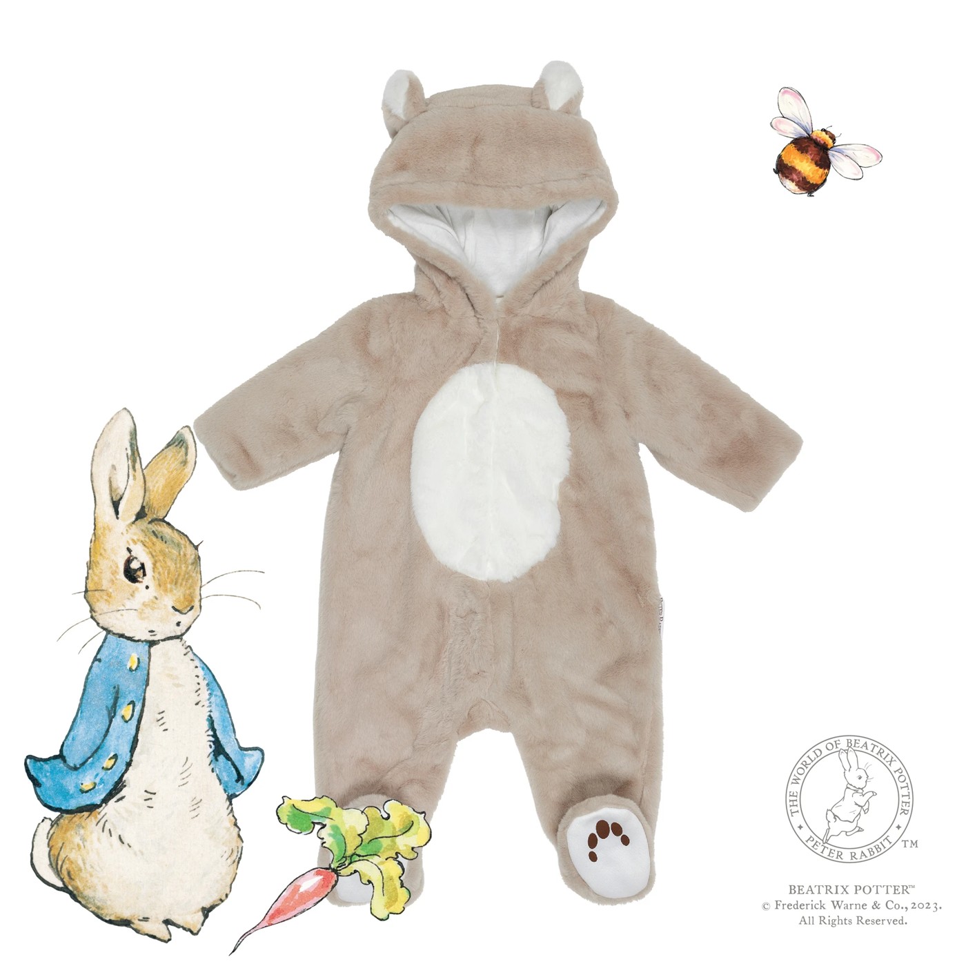 Peter Rabbit Baby Fleece Coverall | Target Australia