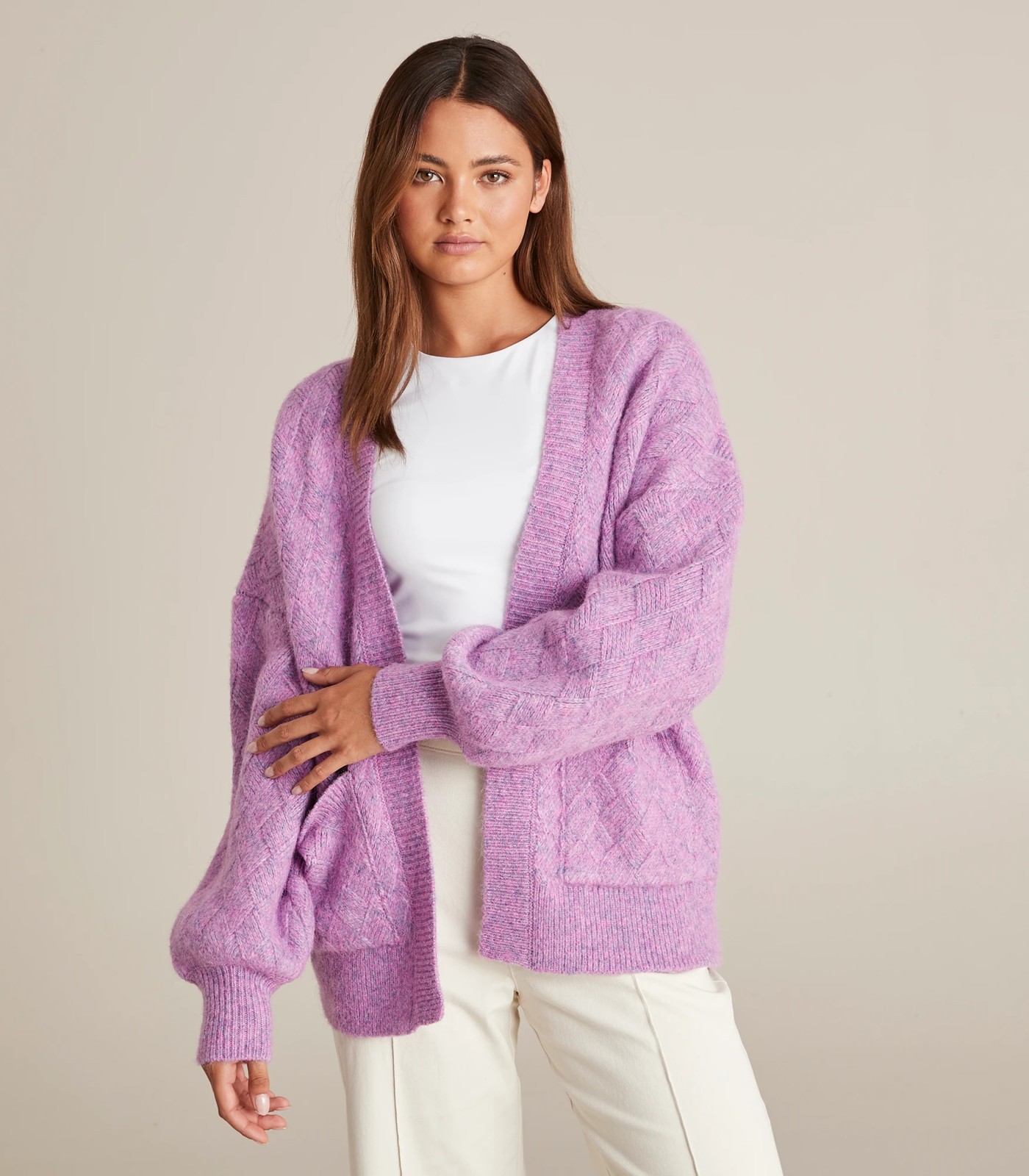 Purple cardigan target best sale