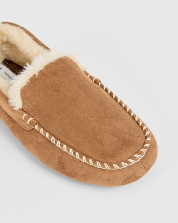 Mens Moccasin Slippers
