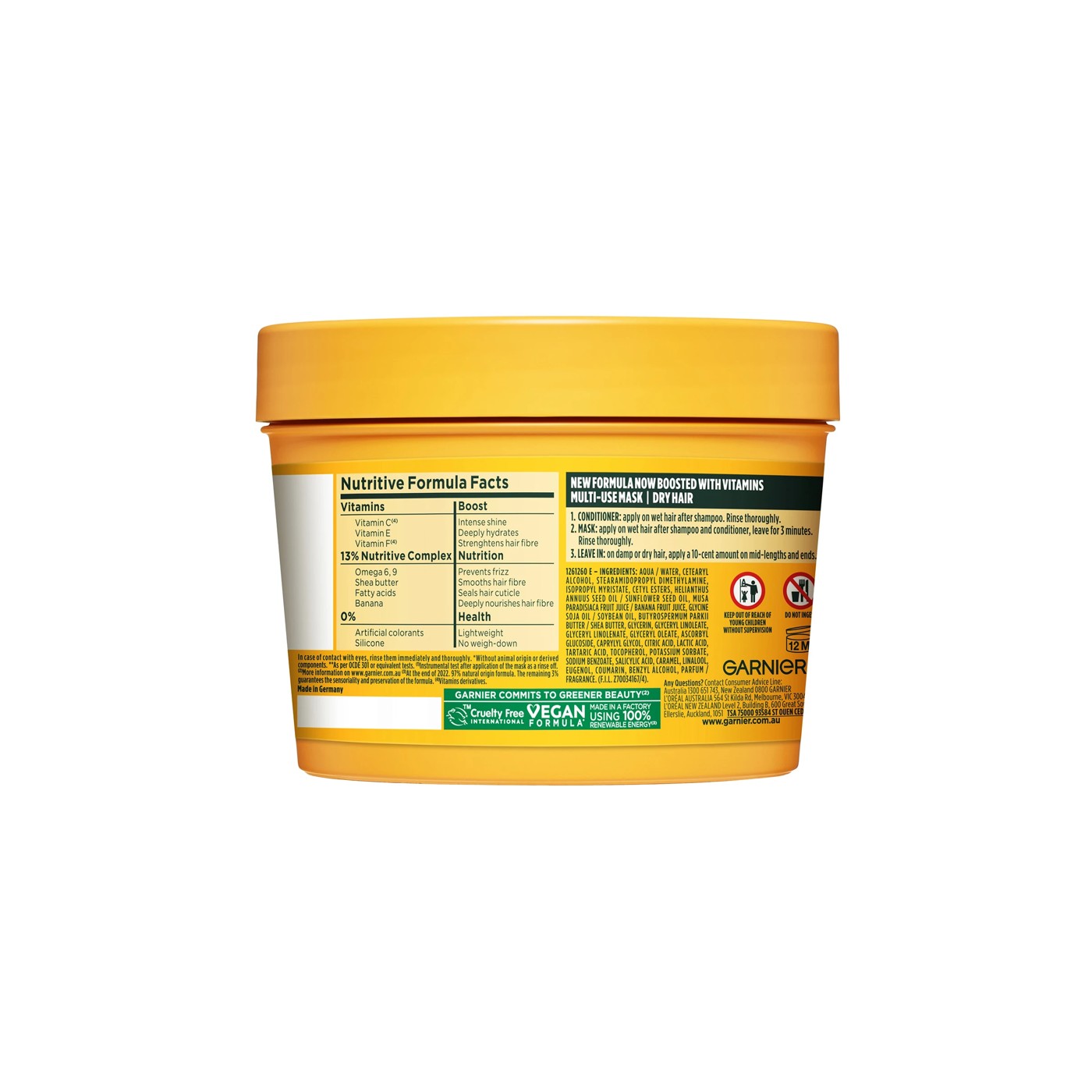 Garner Fructis Nourishing Banana Hair Food 390ml 2 of 6