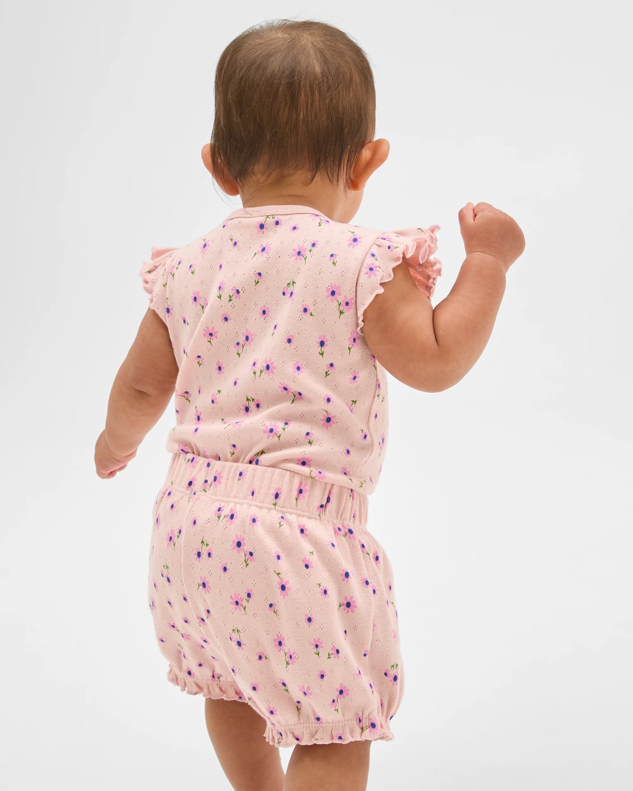 Baby Organic Cotton Bodysuit and Shorts Set 3 of 6