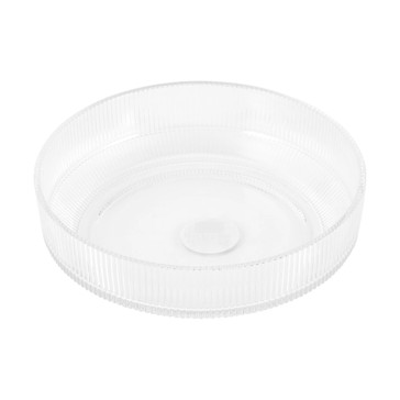 Clear Glass Linear Salad Bowl - Anko