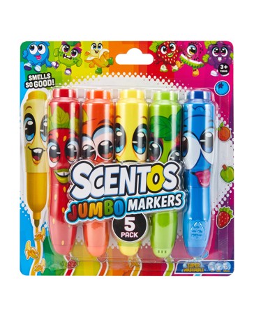 5 Pack Scentos Jumbo Markers