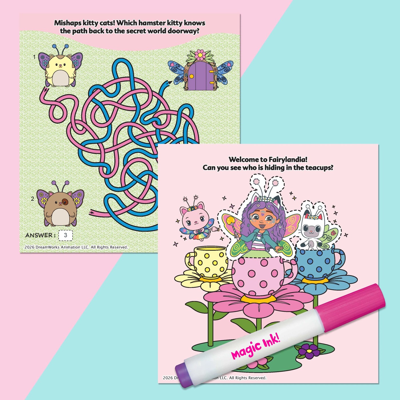 INKredibles Gabby's Dollhouse Magic Ink Pictures! - Book 4 of 5