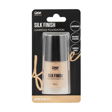 Silk Finish Luminous Foundation  Warm Beige 5.5 - OXX Cosmetics