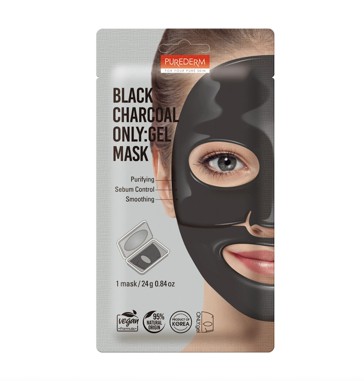 Purederm Black Charcoal Only:Gel Mask 24g