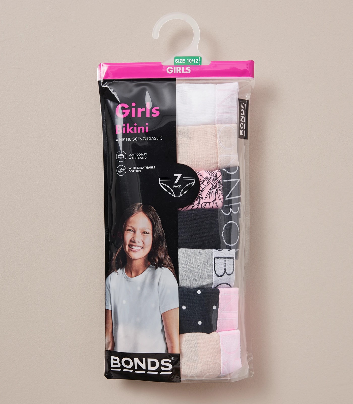 7 Pack Bonds Girls Bikini Briefs 2 of 5