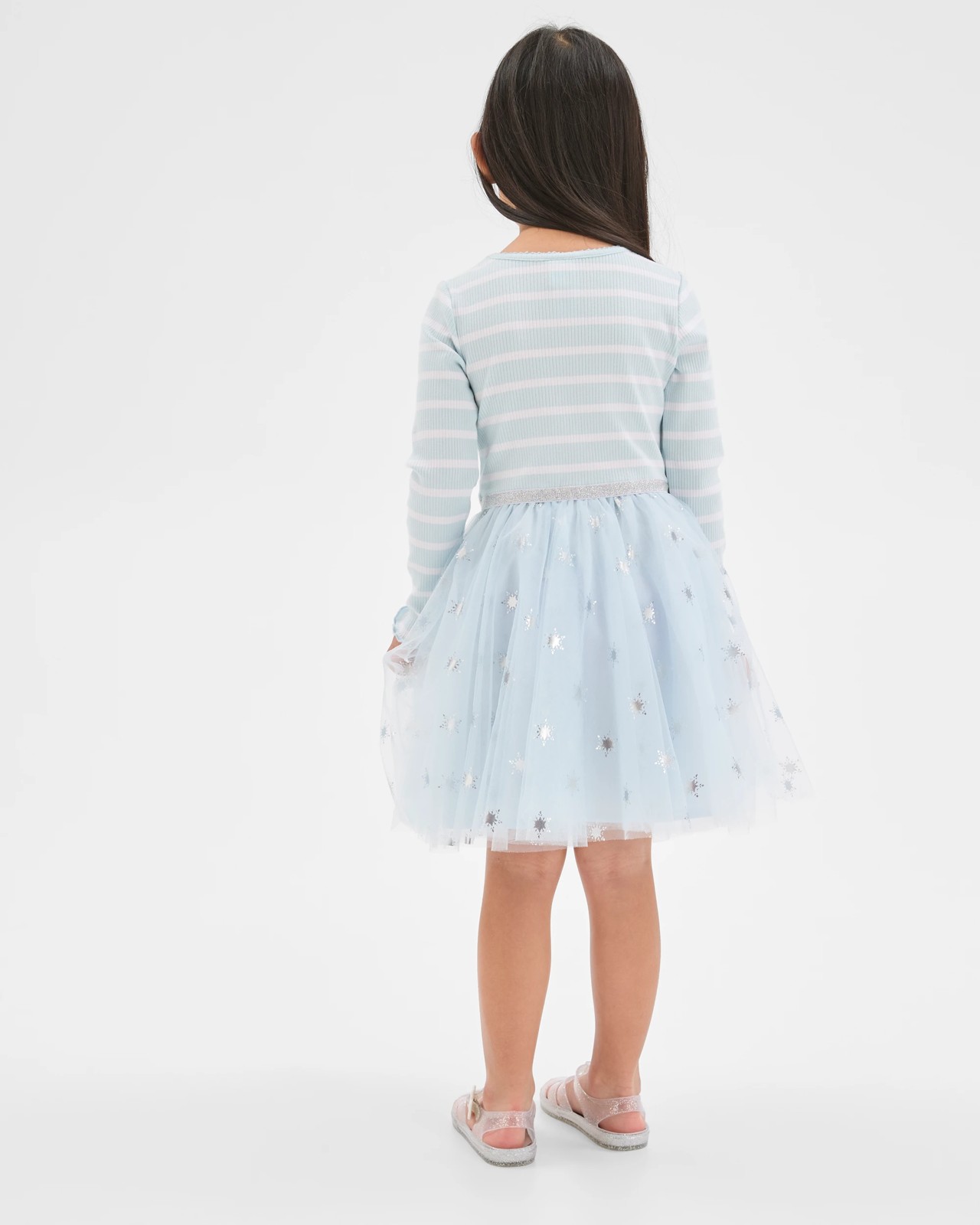 Disney Frozen Australian Cotton Knit/Tulle Dress 3 of 5