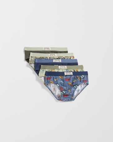 Teenage Mutant Ninja Turtles Australian Cotton Younger Boys Briefs 5 Pack