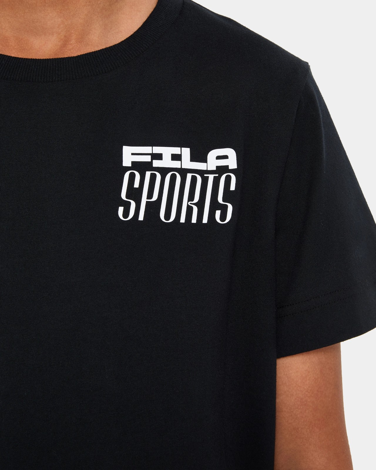 Fila Nico Australian Cotton T-Shirt - Black 5 of 5
