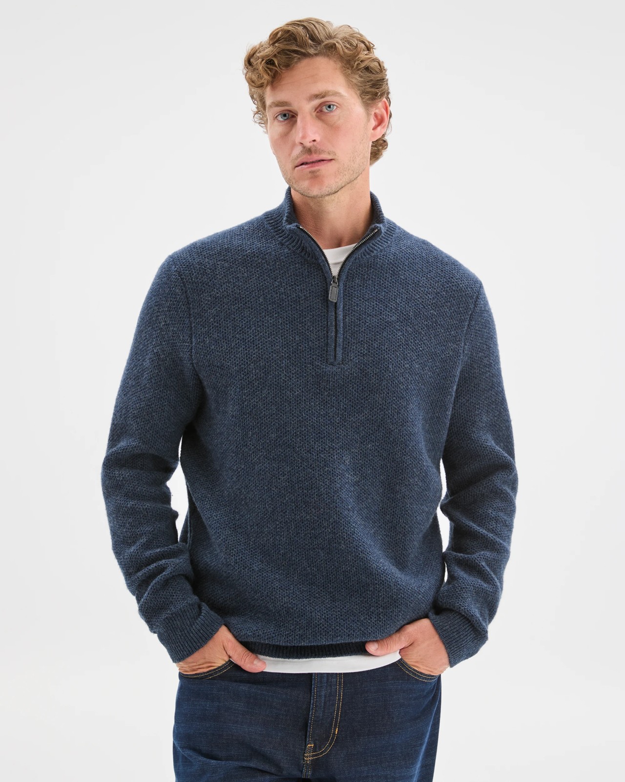 Lambswool 1/2 Zip Knit Jumper 2 of 5
