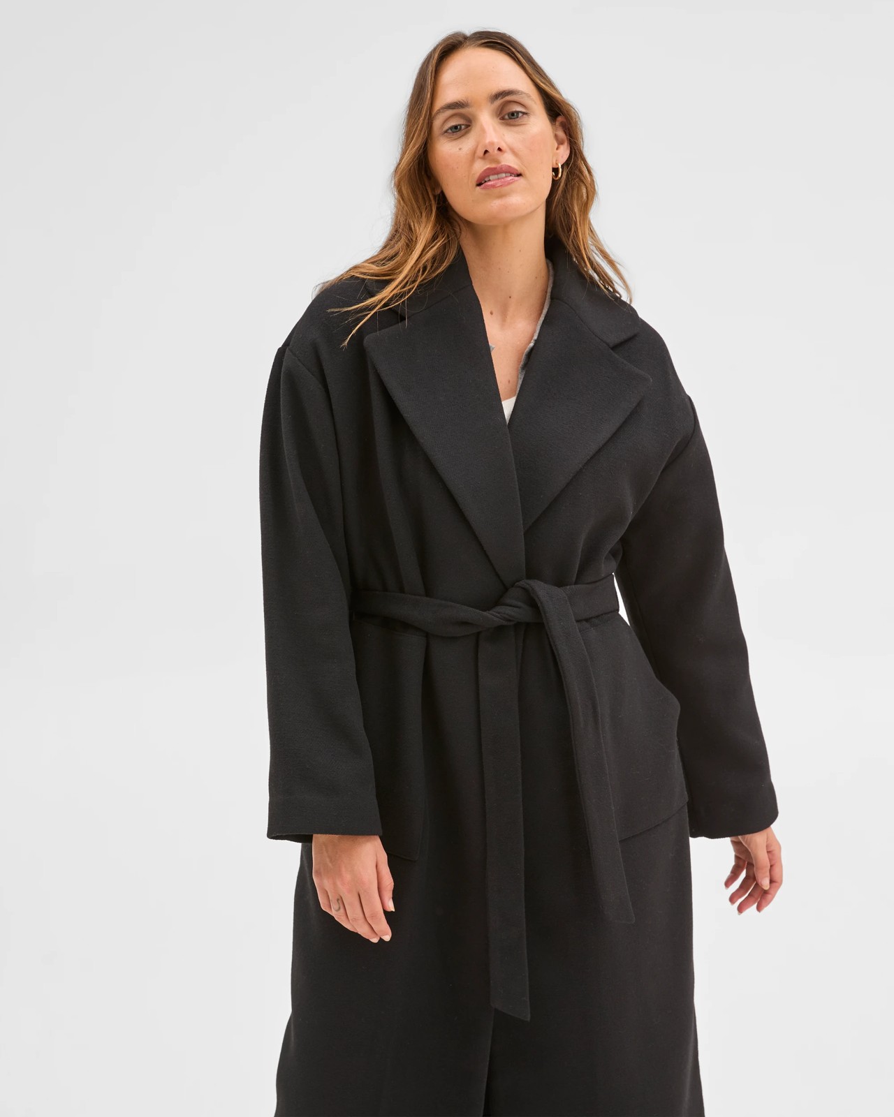 Soft Wrap Coat - Black 5 of 5