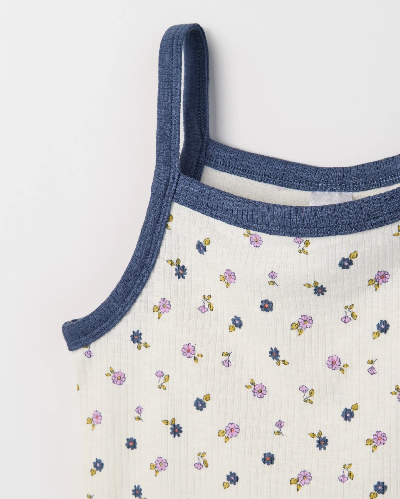 Essential Slub Rib Singlet - Ditsy 6 of 6