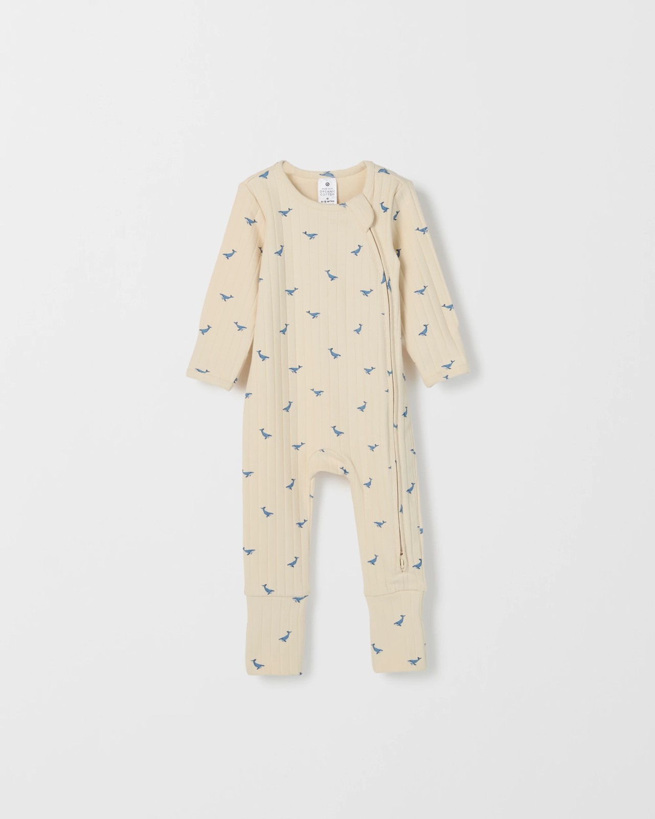 Baby Organic Cotton 2 Pack Rib Side Zip Elevated Coverall 2 of 4