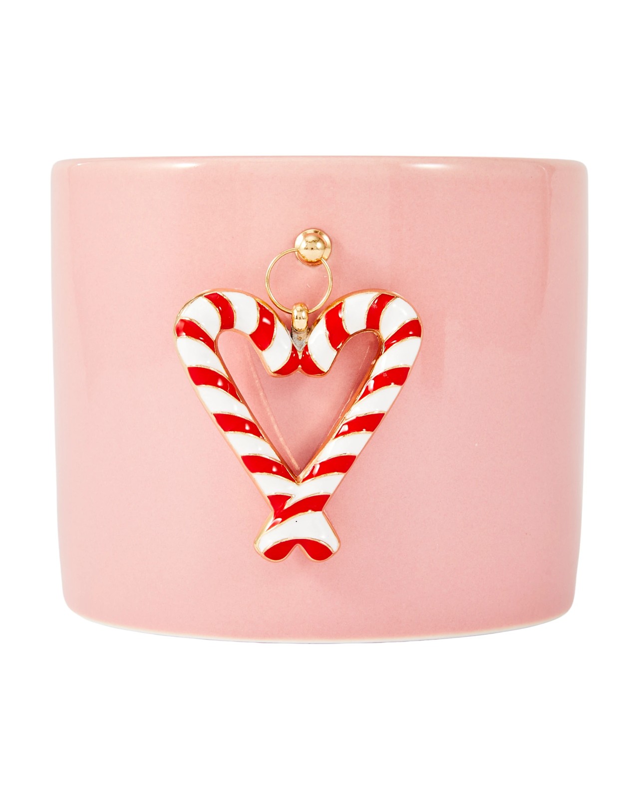 Anko Christmas Candy Cane Heart Charm Candle 4 of 6