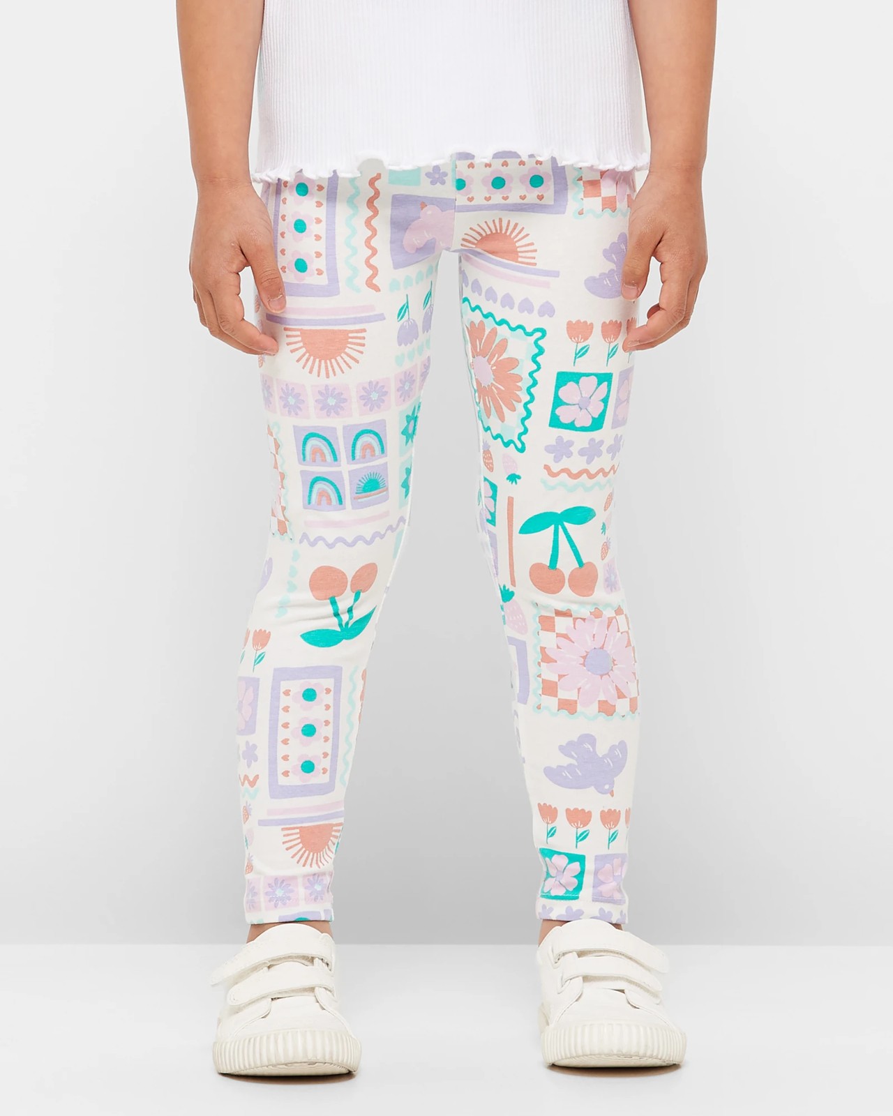 Patchwork Print Leggings Target Australia