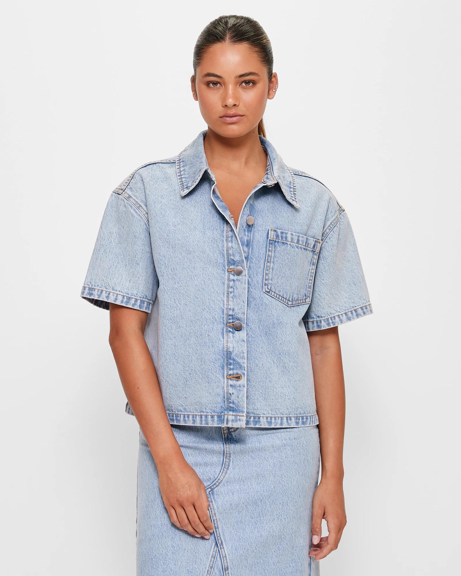 Oversized Denim Shirt - Lily Loves | Target Australia