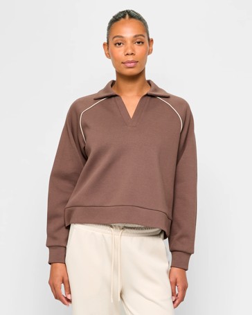 Active Australian Cotton Blend Travel Edit Fleece Top