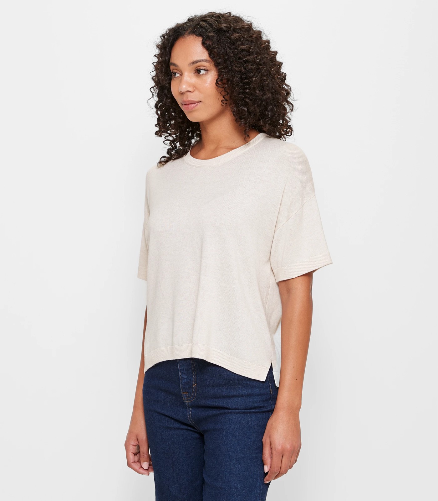 Knitted Boxy T-Shirt 3 of 5