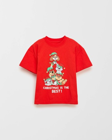Australian Cotton Paw Patrol Christmas Oversize T-shirt